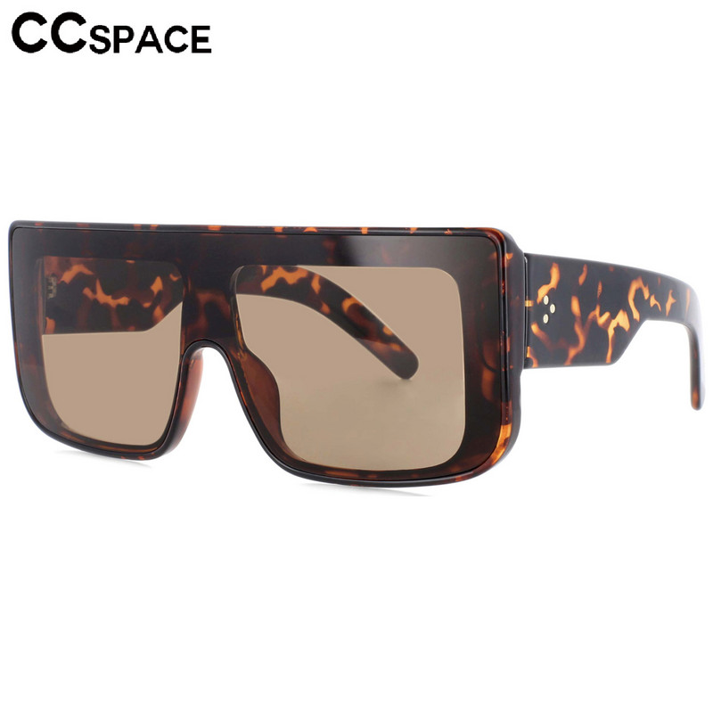 53672 Didelio dydžio vieno lęšio kvadratiniai poliarizuoti akiniai nuo saulės madingi vyriški, moteriški, kniedės atspalviai UV400 vintažiniai akiniai