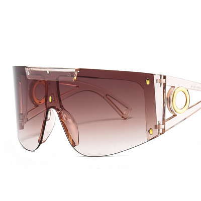 Ogroman štitnik s vizirom Maska Sunčane naočale Žene Muškarci Sunčane naočale otporne na vjetar Jednodijelne naočale s velikim okvirom Sjenila Sportske UV400 prozirne leće