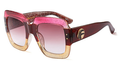 Prevelike četvrtaste sunčane naočale Ženske modne sunčane naočale s gradijentnim lećama za žene Marka Luksuzne crne zelene crvene nijanse UV400 1159T