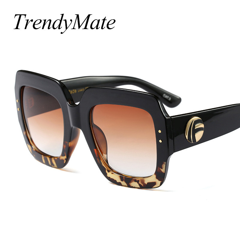 Prevelike četvrtaste sunčane naočale Ženske modne sunčane naočale s gradijentnim lećama za žene Marka Luksuzne crne zelene crvene nijanse UV400 1159T