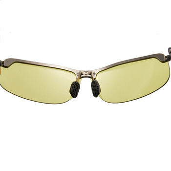Νέα γυαλιά νυχτερινής όρασης φωτοχρωμικά γυαλιά ηλίου Κίτρινο πολωμένο φακό UV400 γυαλιά οδήγησης για οδηγούς αθλητικούς άνδρες γυναίκες