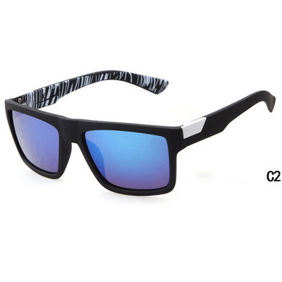 Retro modne ležerne sunčane naočale Muškarci Žene Sunčane naočale za sportove na otvorenom Klasične vintage četvrtaste Google Beach crne nijanse za žene