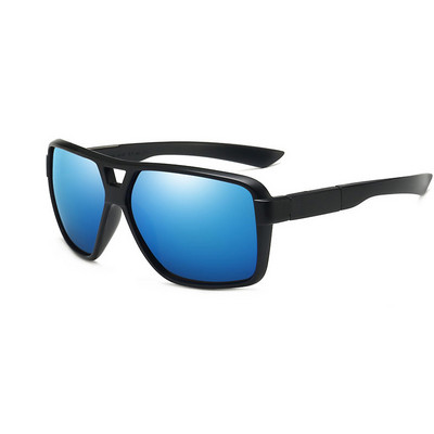 Retro modne ležerne sunčane naočale Muškarci Žene Sunčane naočale za sportove na otvorenom Klasične vintage četvrtaste Google Beach crne nijanse za žene