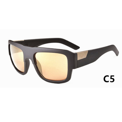 Retro modne ležerne sunčane naočale Muškarci Žene Sunčane naočale za sportove na otvorenom Klasične vintage četvrtaste Google Beach crne nijanse za žene