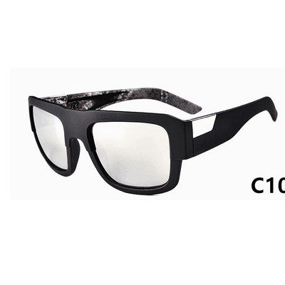 Retro modne ležerne sunčane naočale Muškarci Žene Sunčane naočale za sportove na otvorenom Klasične vintage četvrtaste Google Beach crne nijanse za žene