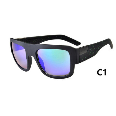 Retro modne ležerne sunčane naočale Muškarci Žene Sunčane naočale za sportove na otvorenom Klasične vintage četvrtaste Google Beach crne nijanse za žene