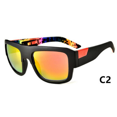 Retro modne ležerne sunčane naočale Muškarci Žene Sunčane naočale za sportove na otvorenom Klasične vintage četvrtaste Google Beach crne nijanse za žene