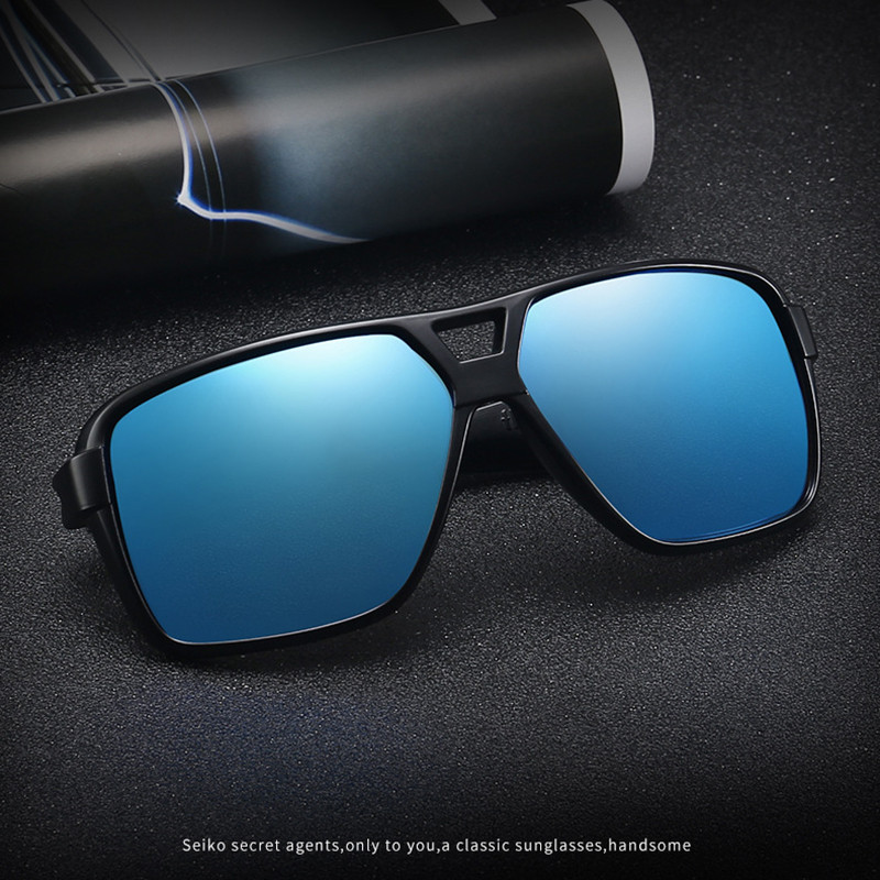 Retro modne ležerne sunčane naočale Muškarci Žene Sunčane naočale za sportove na otvorenom Klasične vintage četvrtaste Google Beach crne nijanse za žene