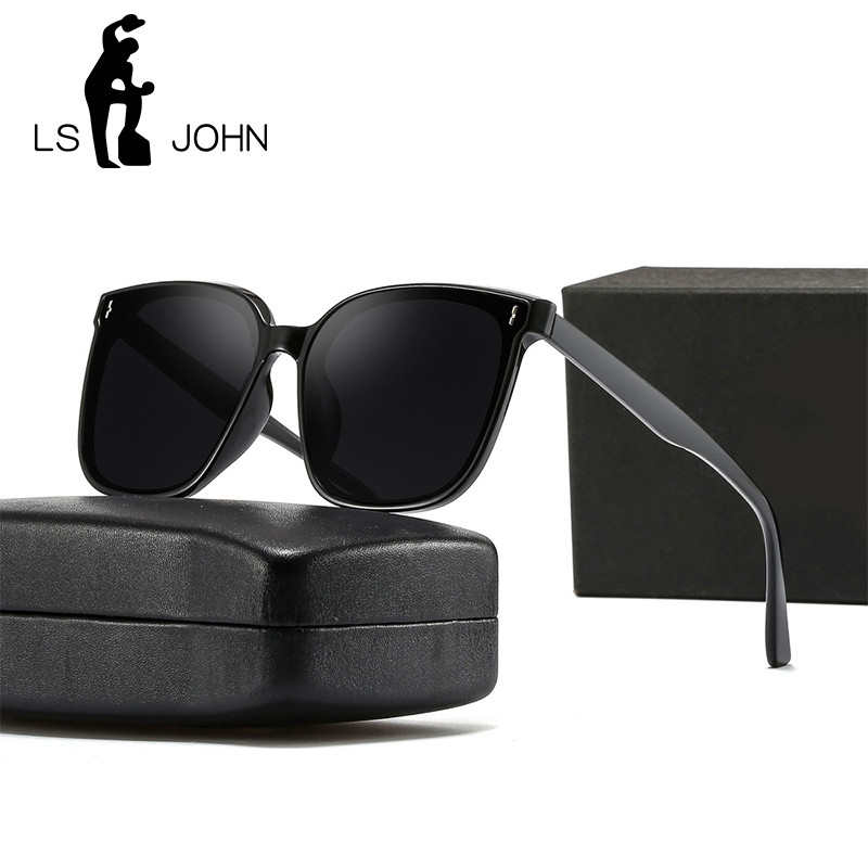 LS JOHN Nove korejske nježne sunčane naočale Ženske dizajnerske luksuzne marke Polarizirane sunčane naočale za vožnju na otvorenom Muške UV400