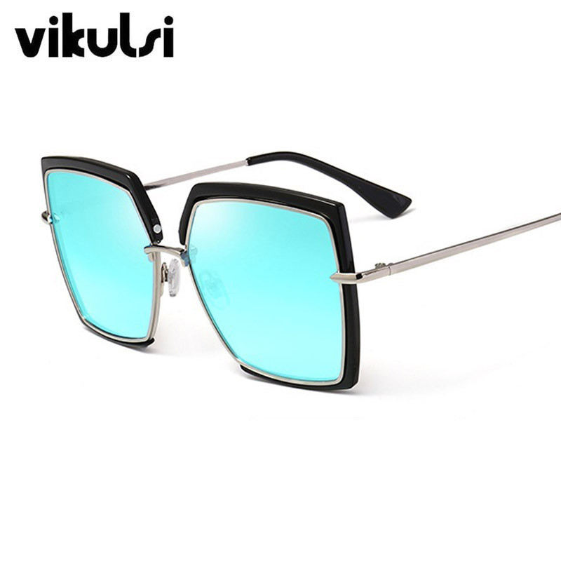 Cat Eye Pink sunčane naočale Ženske nijanse Mirror Ženske četvrtaste sunčane naočale za žene Prevlaka Gafas 2018 Modni brend Muške sunčane naočale