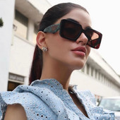 HOLTMANCE Klasične modne male četvrtaste sunčane naočale Luksuzni dizajn robne marke Okviri kontrastnih boja Ženske muške sunčane naočale UV400