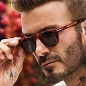 Maži kvadratiniai akiniai nuo saulės vyrams Moterys Nauji prabangūs prekės ženklo dizaineriai netaisyklingi akiniai nuo saulės Vyriški Beckham akiniai Gafas De Sol Mujer