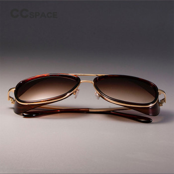 CCSPACE Steampunk ανδρικά γυαλιά ηλίου Mirrored επώνυμα γυαλιά σχεδιαστών μόδας γυαλιά αποχρώσεις Προστασία UV