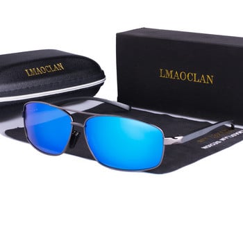 Ανδρικά γυαλιά ηλίου από αλουμίνιο Magnesium Polarized Gold Ανδρικά γυαλιά ηλίου UV400 Classic Ανδρικά Τετράγωνα Γυαλιά Οδήγησης Gafas Oculos