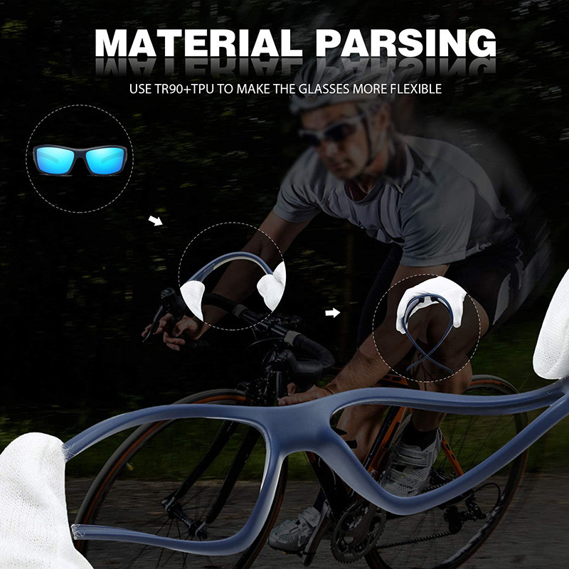 CoolPandas Klasične sunčane naočale za pecanje Polarizirane Muške Ženske MTB Biciklističke naočale Sportske na otvorenom Planinarske naočale za kampiranje Trendovska nijansa