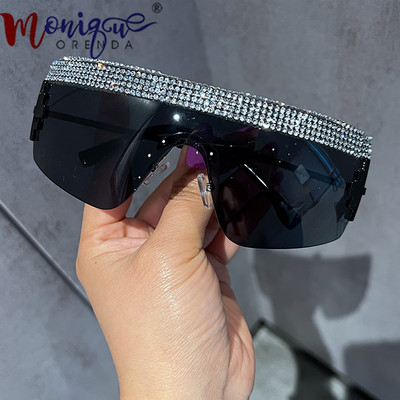 Vintage Oversize napszemüveg Női Luxus Punk Napszemüveg Férfi Szemüveg Divatos Retro Női Márka Design UV400 óculos