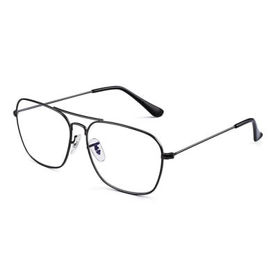 JM Retro zilas gaismas datora brilles kvadrātveida vintage vīriešu sieviešu caurspīdīgs viltotu briļļu rāmis