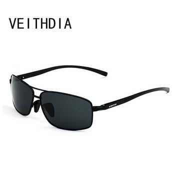 Ανδρικά γυαλιά ηλίου VEITHDIA επώνυμα Polarized Ανδρικά γυαλιά ηλίου από αλουμίνιο μαγνήσιο χρυσός σκελετός Γυαλιά ηλίου ανδρικά γυαλιά οδήγησης Αξεσουάρ γυαλιών 2458