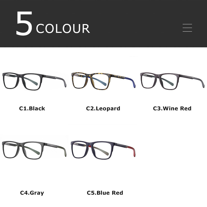 CRIXALIS Ultralight Blue Light Blocking Brilles Vīriešu Mode Kvadrātveida Lasīšanas Optika Brilles Rāmis Sieviešu Datorbrilles UV400