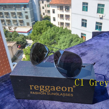 reggaeon Луксозна марка стъклени лещи Пилотни слънчеви очила жени Мъжки 2022 г. Слънчеви очила за свободно време Пътуване 3025 uv400 кафяво синьо