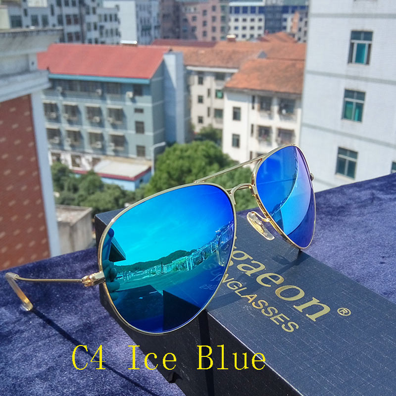 reggaeon Luxus Márka üveglencse Pilot napszemüveg női Férfi 2022 Leisure Travel napszemüveg 3025 uv400 barna kék