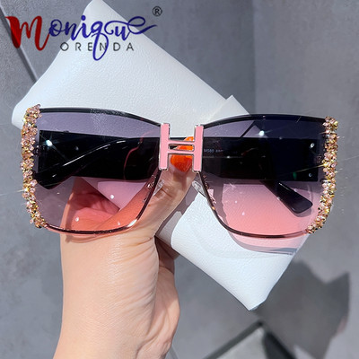 Ženske sunčane naočale Brand Designer Luksuzne sunčane naočale Ogromne četvrtaste modne naočale okulary przeciwsloneczne damskie