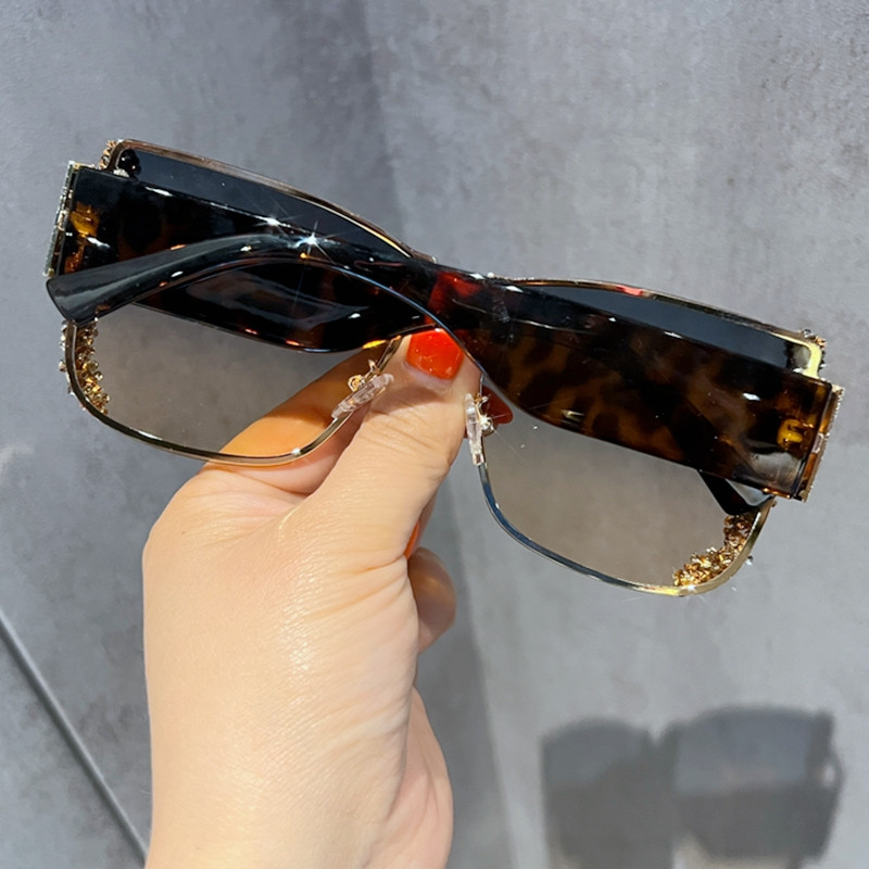 Ženske sunčane naočale Brand Designer Luksuzne sunčane naočale Ogromne četvrtaste modne naočale okulary przeciwsloneczne damskie