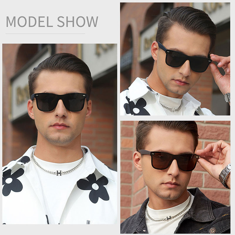 JSJM 2022 Klasične luksuzne muške polarizirane sunčane naočale Modne vozačke naočale Retro četvrtaste sunčane naočale za muškarce Žene Oculos De Sol