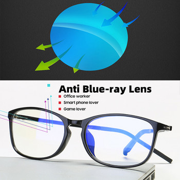 VIVIBEE Anti Blue Light Glasses Men Bluelight Radiation Women TR90 Computer Protection Gaming Ray Blocking UV Computer Eyewear