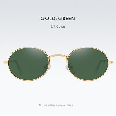 2021 Brand Polarized Women Driving Metalne naočale Muške ovalne vintage retro naočale Male dizajnerske klasične okrugle sunčane naočale za odrasle