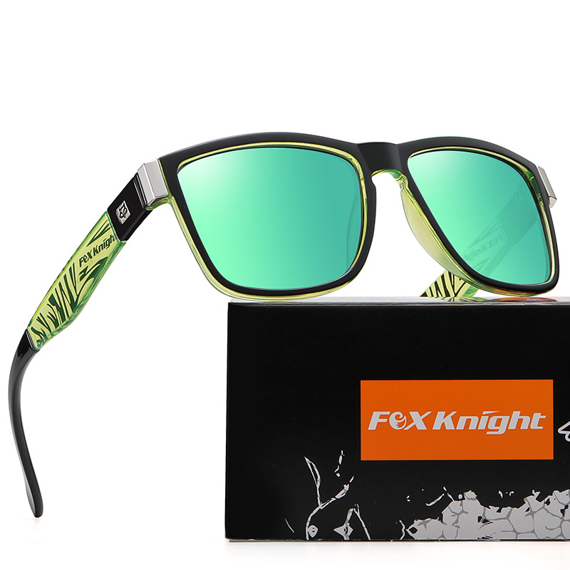 Fox Knight 2022 Nove muške polarizirane sunčane naočale Modne ženske sunčane naočale Vintage retro kvadratne muške naočale Naočale za vožnju UV400