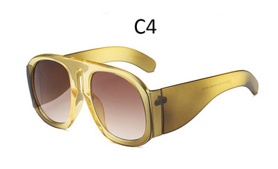 Big Frame Pilot Moteriški akiniai nuo saulės Madingi Prabangūs Prekės ženklo Skaidrūs Akiniai nuo Saulės Vyriški Dideli akiniai nuo saulės Vasarai Moterims Vyrams UV400