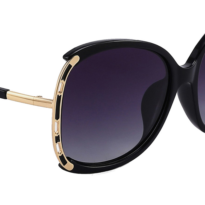 LMAOCLAN polarizirane sunčane naočale Ženske dame Gradient sunčane naočale Ženske vintage prevelike naočale UV400