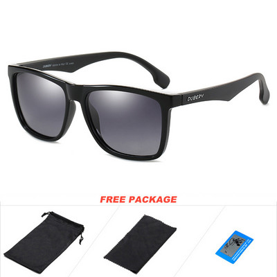 DUBERY muške četvrtaste polarizirane sunčane naočale za vožnju Brand Designer Mirror Driver sunčane naočale muške naočale za muškarce Oculos anti-refleks