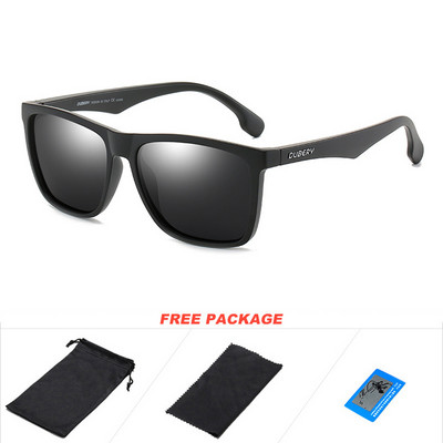 DUBERY muške četvrtaste polarizirane sunčane naočale za vožnju Brand Designer Mirror Driver sunčane naočale muške naočale za muškarce Oculos anti-refleks