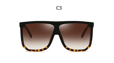 Kvadratne sunčane naočale velikog okvira Ženske modne ravne i prevelike luksuzne marke sunčane naočale s gradijentom za žene 2023. Oculos