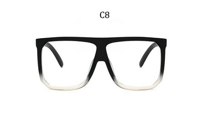 Kvadratne sunčane naočale velikog okvira Ženske modne ravne i prevelike luksuzne marke sunčane naočale s gradijentom za žene 2023. Oculos