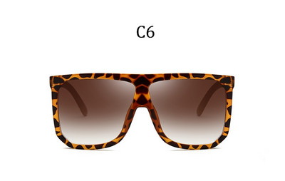 Kvadratne sunčane naočale velikog okvira Ženske modne ravne i prevelike luksuzne marke sunčane naočale s gradijentom za žene 2023. Oculos