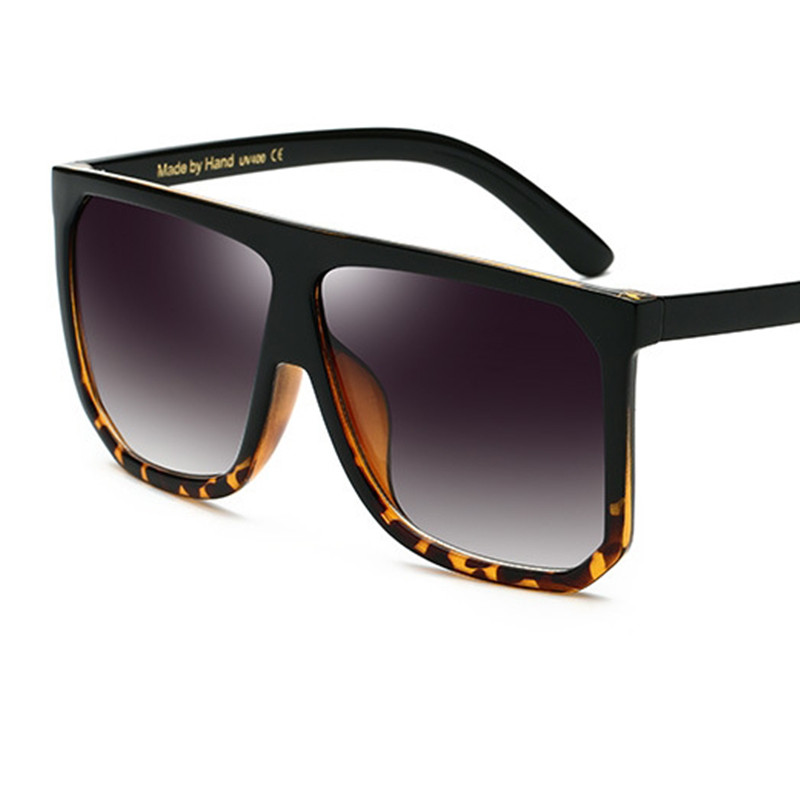 Kvadratne sunčane naočale velikog okvira Ženske modne ravne i prevelike luksuzne marke sunčane naočale s gradijentom za žene 2023. Oculos