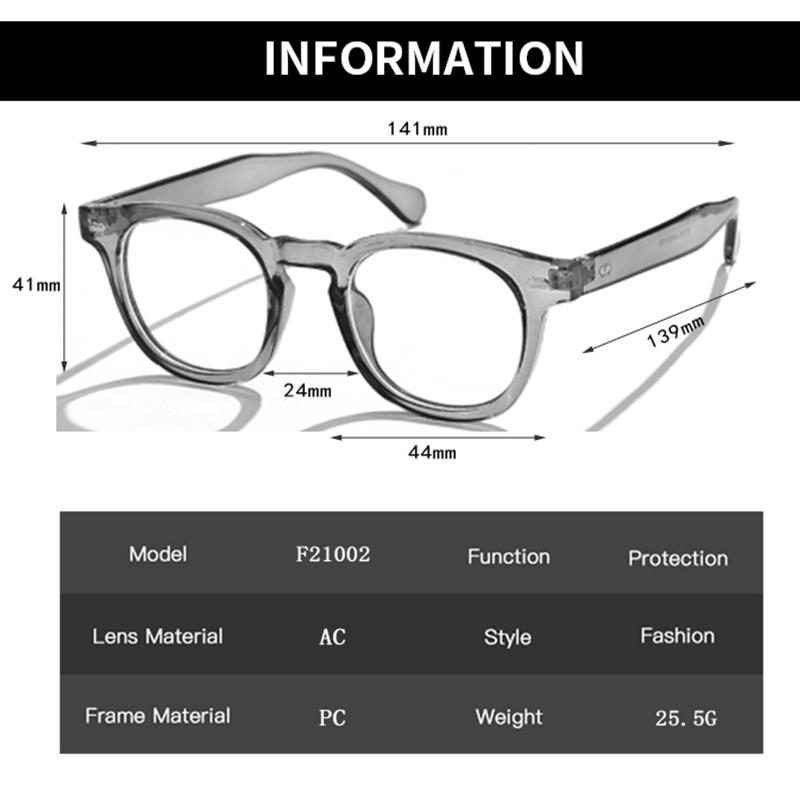 Naočale protiv plave svjetlosti Žene Muškarci Okrugli ovalni okviri za naočale Naočale Naočale s prozirnim lećama Optičke naočale Unisex naočale