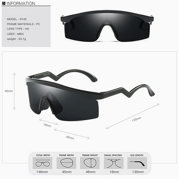 Превъзходно качество HD слънчеви очила Дизайн на луксозна марка Мъжки слънчеви очила на открито Модни дамски сенки UV400 Ветроустойчиви очила
