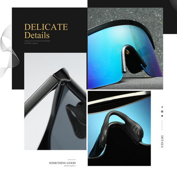 Превъзходно качество HD слънчеви очила Дизайн на луксозна марка Мъжки слънчеви очила на открито Модни дамски сенки UV400 Ветроустойчиви очила