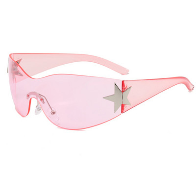 Nove Y2K sunčane naočale Ženske dizajnerske punk sunčane naočale za muškarce Zaštitne naočale Modne jednodijelne Lentes De Sol Mujer