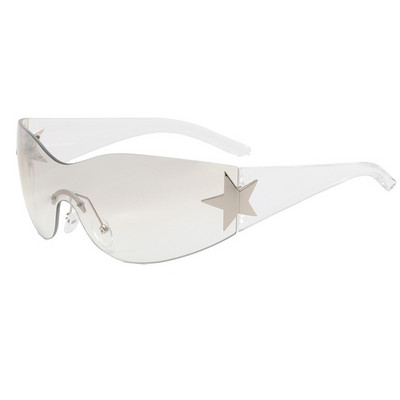 Nove Y2K sunčane naočale Ženske dizajnerske punk sunčane naočale za muškarce Zaštitne naočale Modne jednodijelne Lentes De Sol Mujer