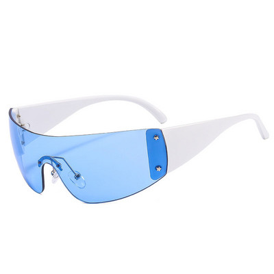 Nove Y2K sunčane naočale Ženske dizajnerske punk sunčane naočale za muškarce Zaštitne naočale Modne jednodijelne Lentes De Sol Mujer