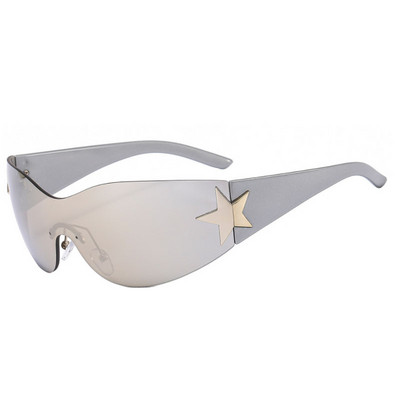 Nove Y2K sunčane naočale Ženske dizajnerske punk sunčane naočale za muškarce Zaštitne naočale Modne jednodijelne Lentes De Sol Mujer