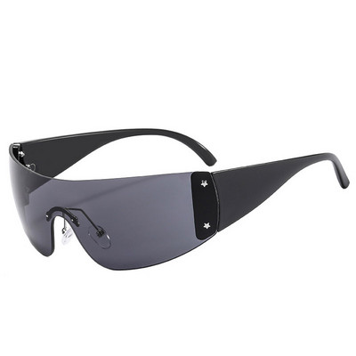 Nove Y2K sunčane naočale Ženske dizajnerske punk sunčane naočale za muškarce Zaštitne naočale Modne jednodijelne Lentes De Sol Mujer