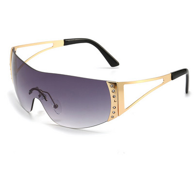 Nove Y2K sunčane naočale Ženske dizajnerske punk sunčane naočale za muškarce Zaštitne naočale Modne jednodijelne Lentes De Sol Mujer