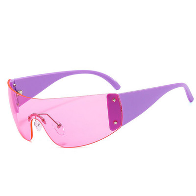 Nove Y2K sunčane naočale Ženske dizajnerske punk sunčane naočale za muškarce Zaštitne naočale Modne jednodijelne Lentes De Sol Mujer