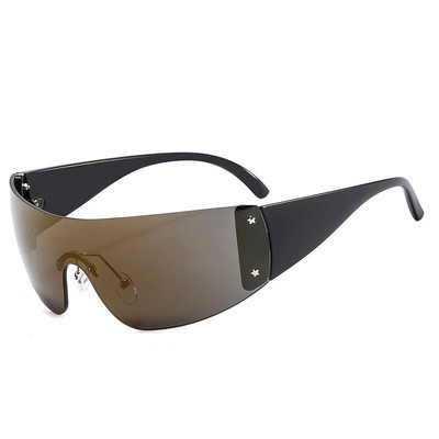 Nove Y2K sunčane naočale Ženske dizajnerske punk sunčane naočale za muškarce Zaštitne naočale Modne jednodijelne Lentes De Sol Mujer